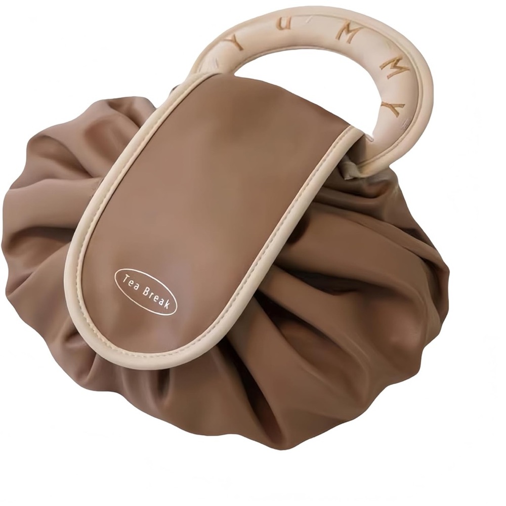 Brown makeup Handbag great for travel
